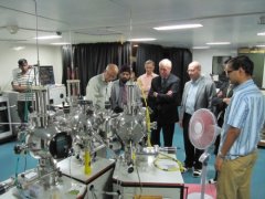 A demonstration of a machine in IIT-Bombay.