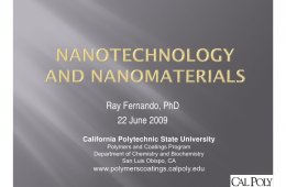 Nano Materials PowerPoint presentation